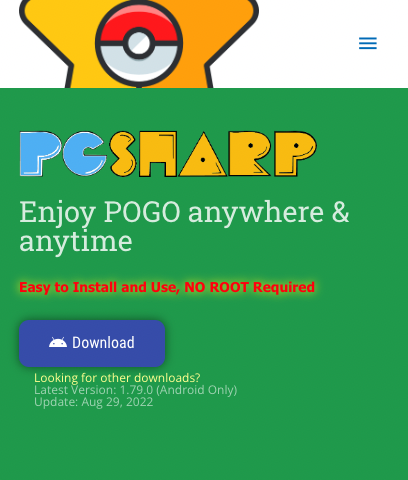pgsharp pokemon go download